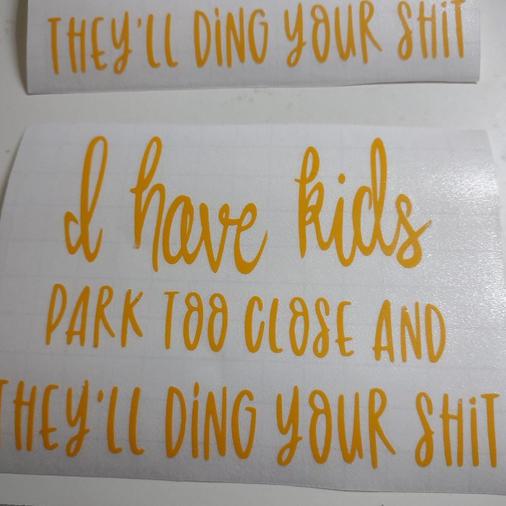 I have Kids Decal